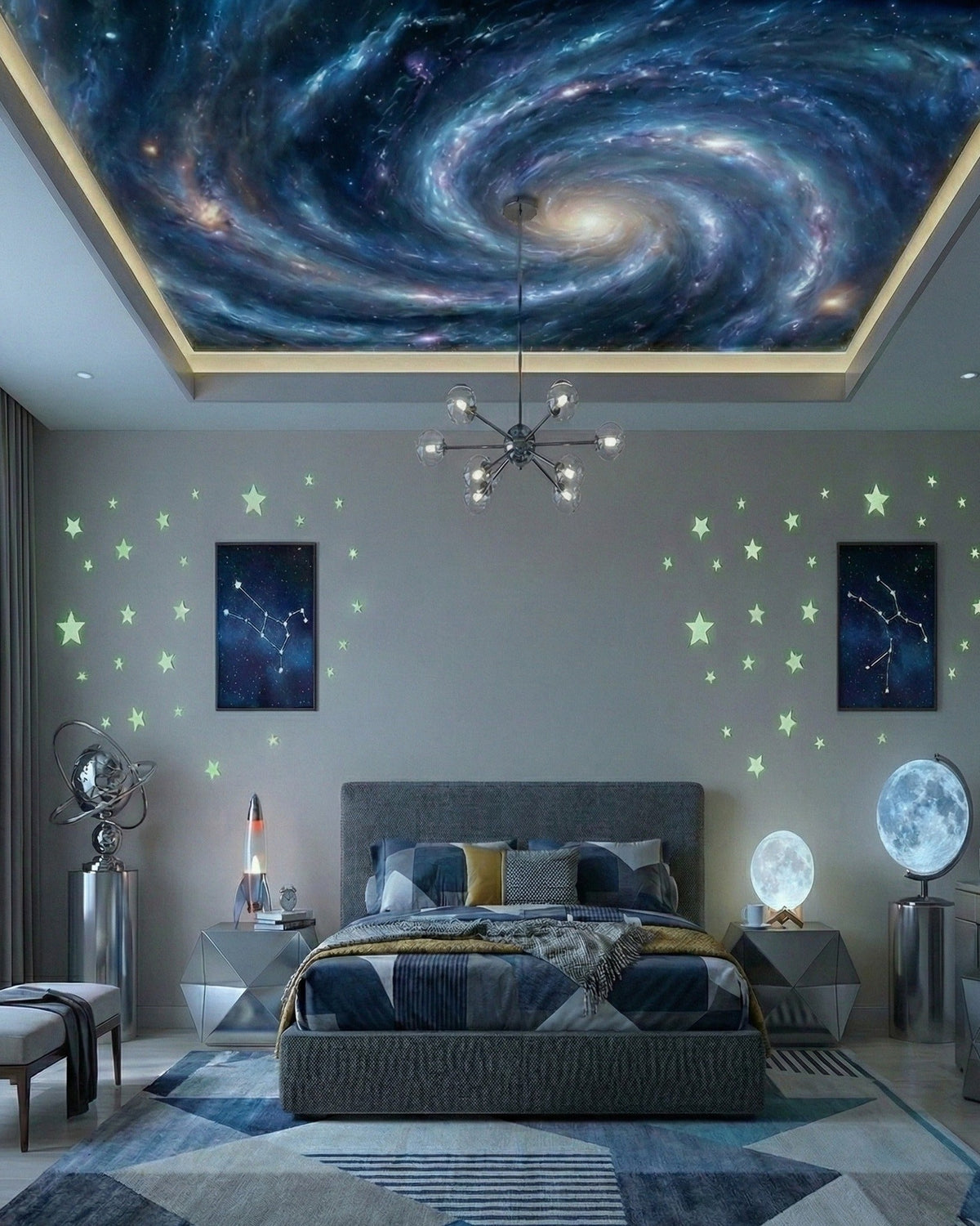 15 Galaxy Bedroom Ideas That Look Amazing
