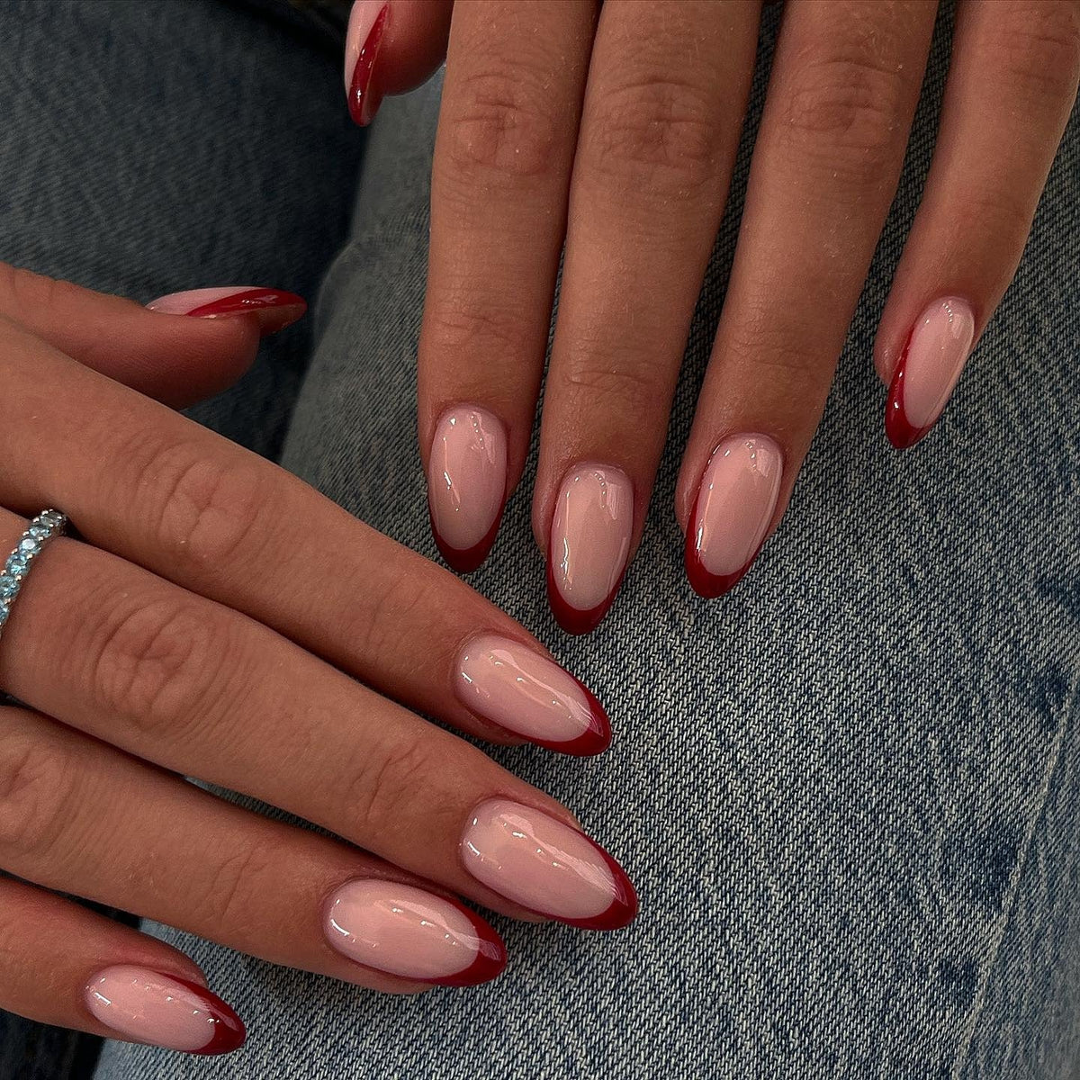 15 Red French Tip Nail Ideas You'll Want
