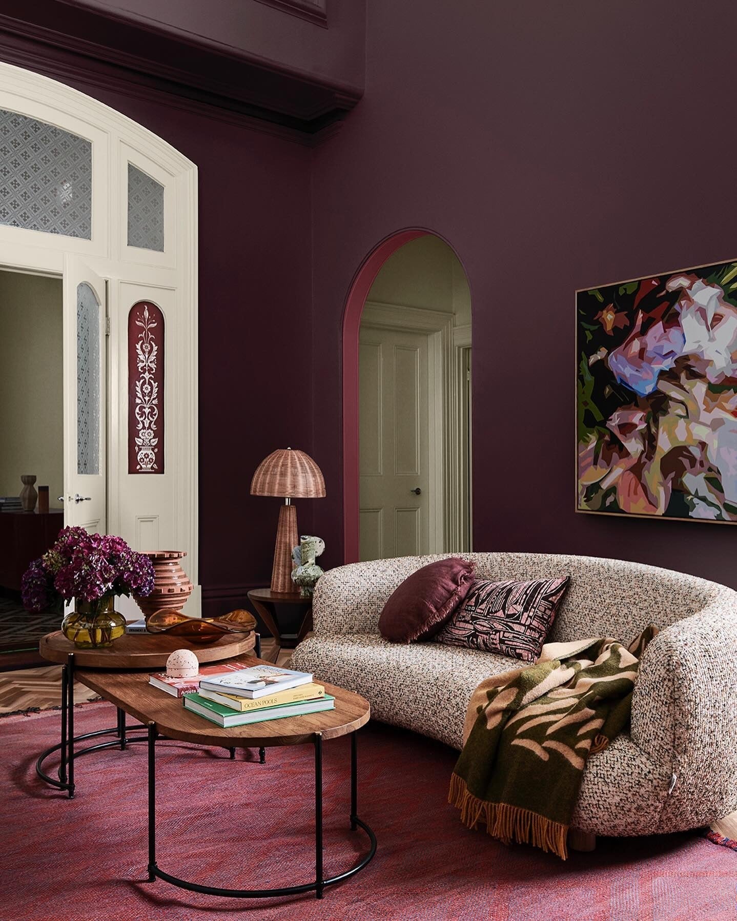 15 Chic Purple And Grey Living Room Ideas