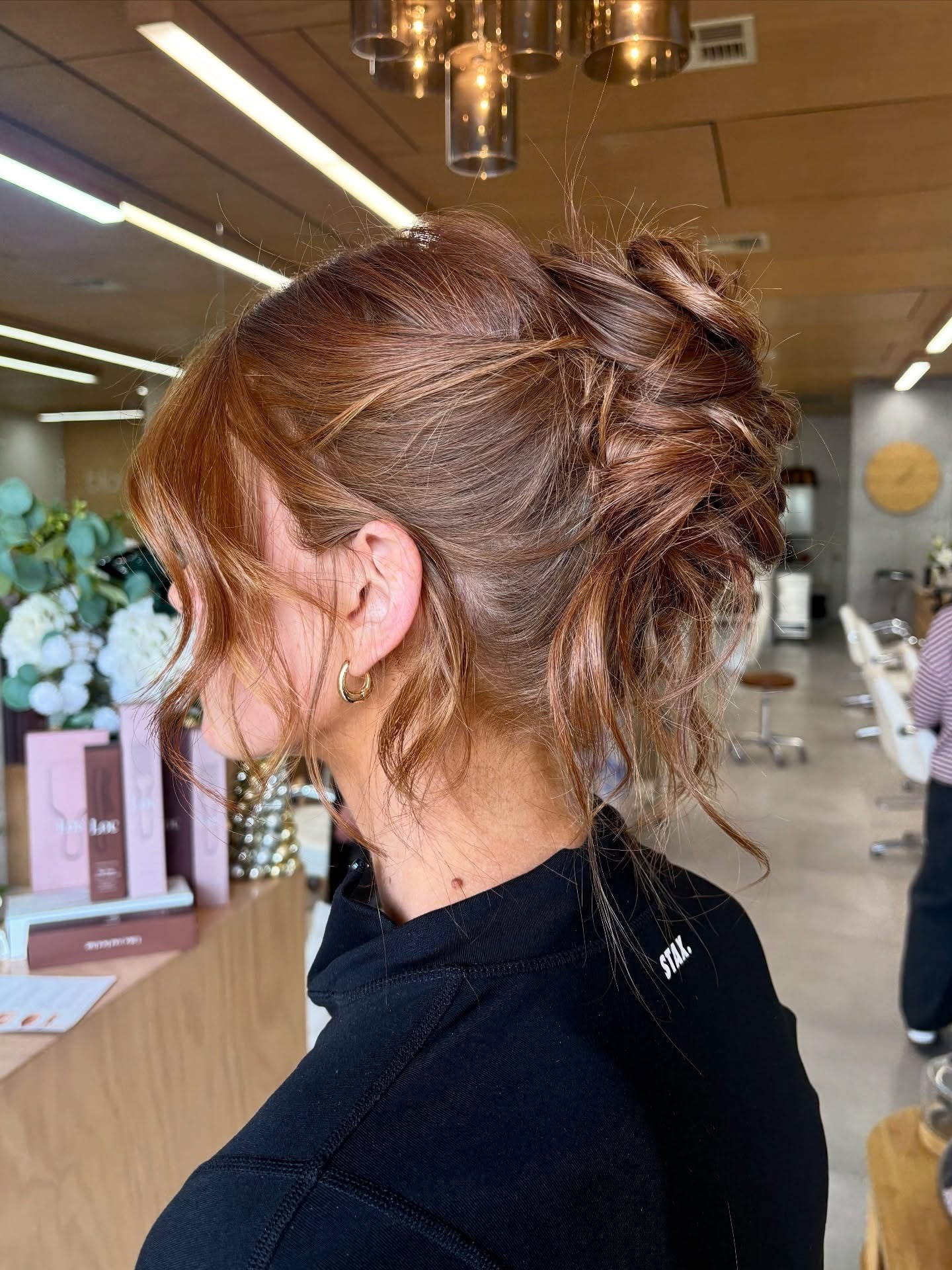 15 Chic Medium Length Hair Messy Updos Ideas