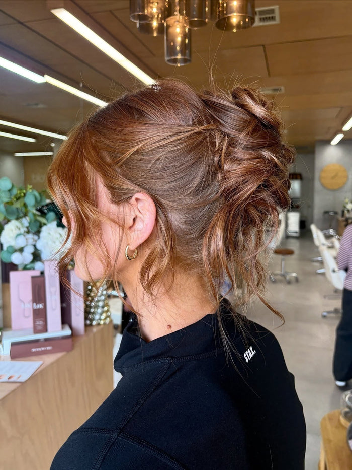 15 Chic Medium Length Hair Messy Updos Ideas