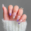 21 Best Purple and White Nail Styles That Shine