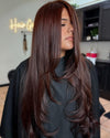 22 Flattering Red Brown Hair with Highlights Looks