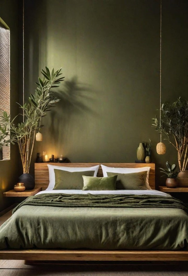 20 Olive Green Bedroom Ideas That Feel Fresh and Sophisticated - Mockup ...