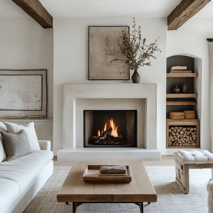25 Unique Living Room Ideas with Fireplace Statements
