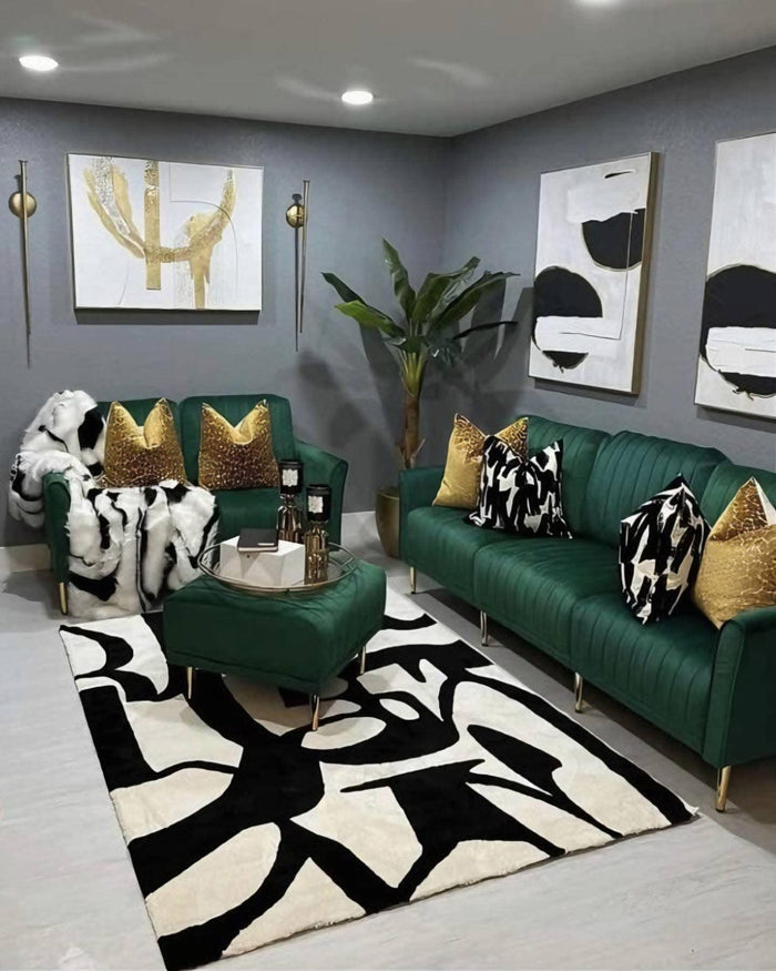 22 Black and Green Living Room Ideas for Luxe Interiors