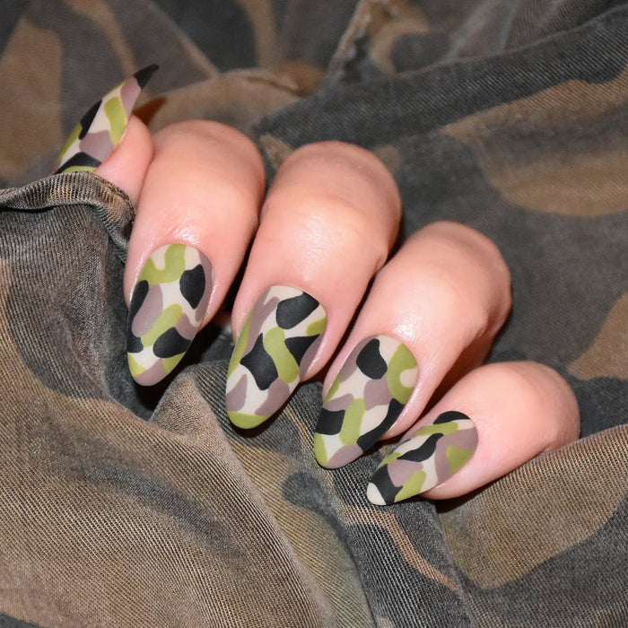 21 Camo Nail Ideas Made for Statement Looks