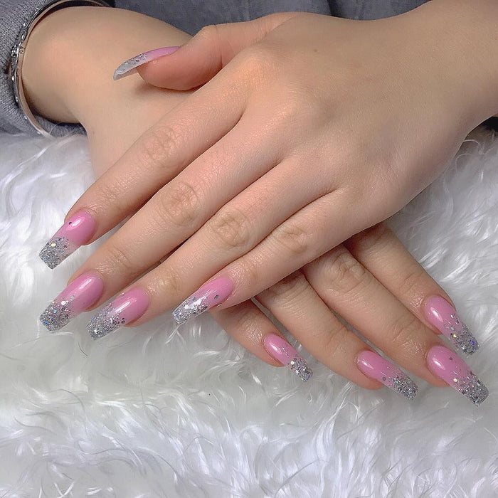 20 Ombre Coffin Nail Ideas That Scream Chic