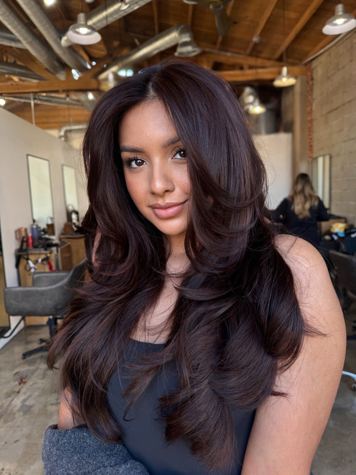 15 Chic Dark Brown Balayage Ideas