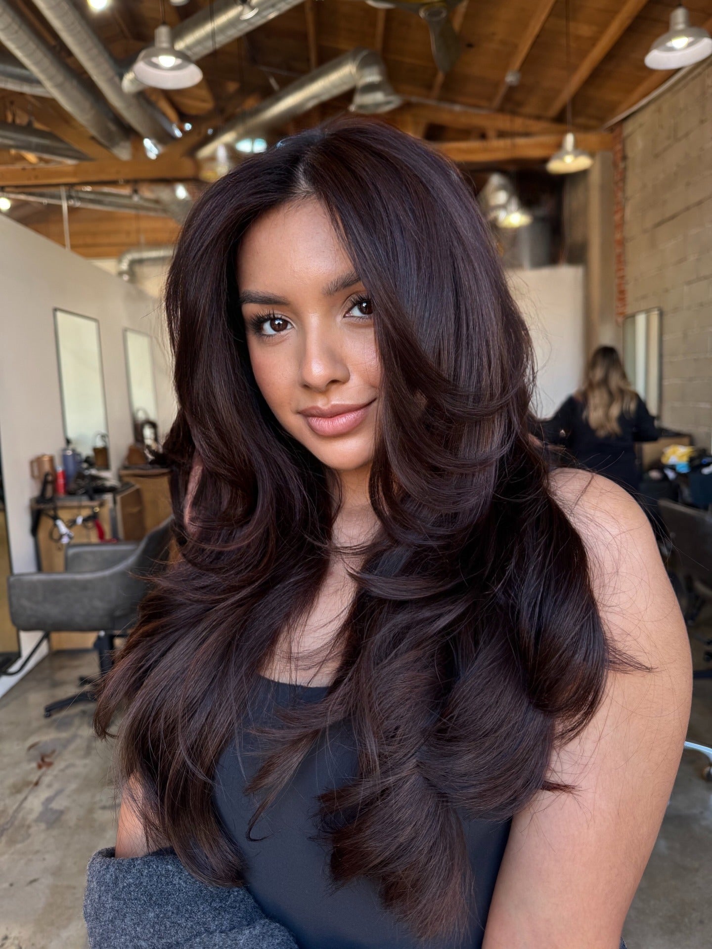 15 Chic Dark Brown Balayage Ideas