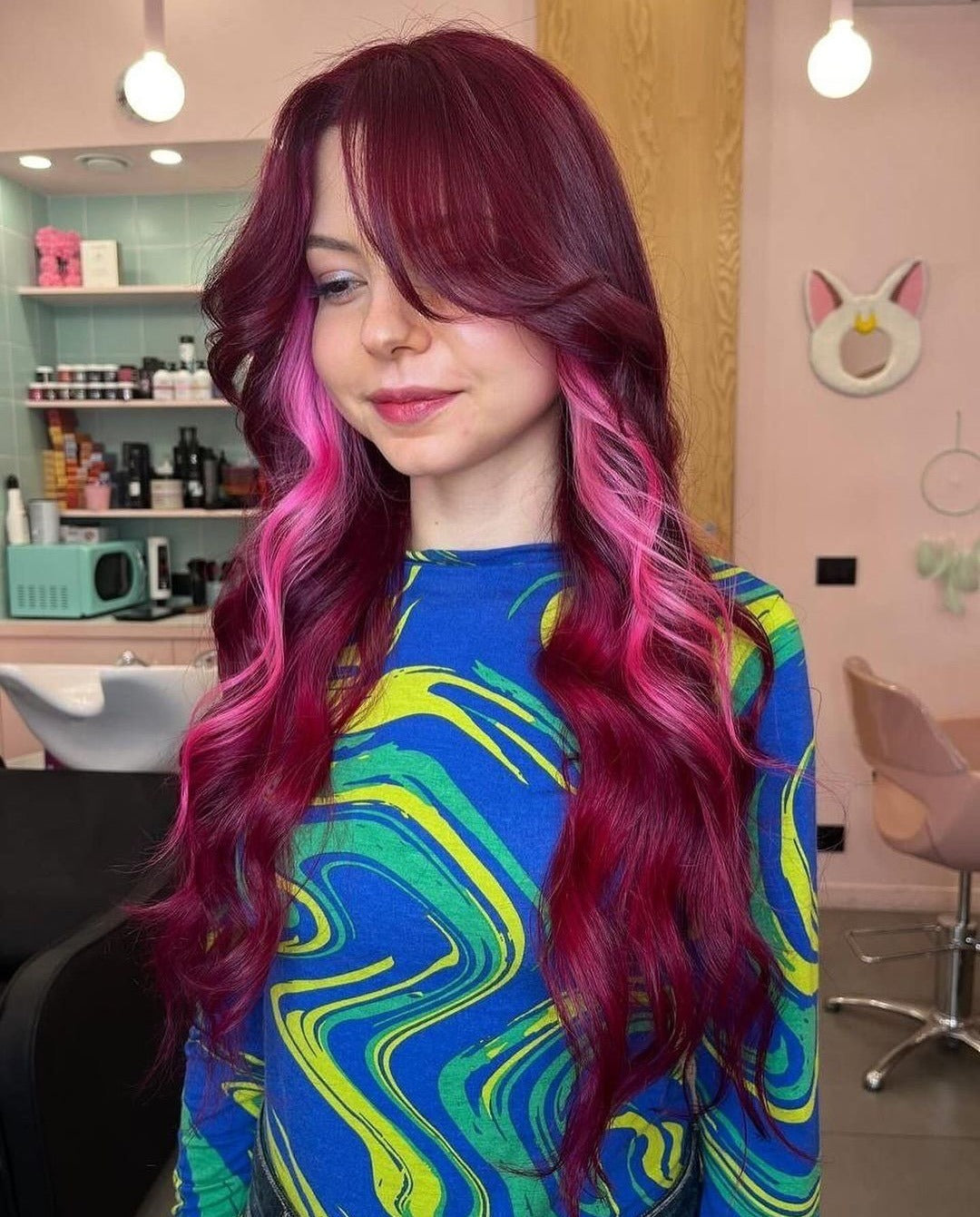 15 Dark Pink Hair Color Looks to Try