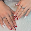 20 Chic Red Glitter Nail Ideas for Every Vibe