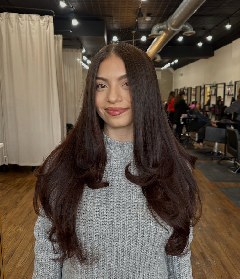 15 Chic Long Textured Layers Haircuts - Mockup Hunt