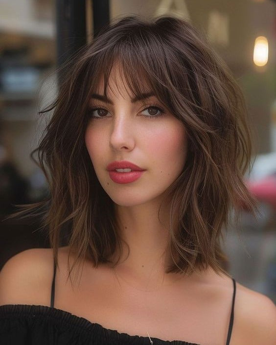 22 Fresh Bob Hairstyles with Bangs for Every Face Shape