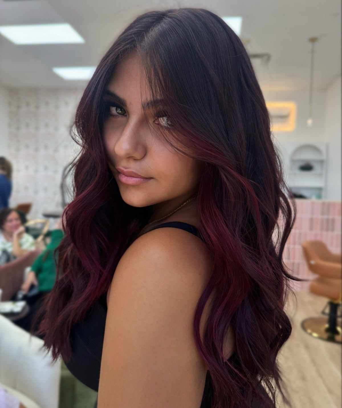 15 Burgundy Balayage Hair Color Ideas