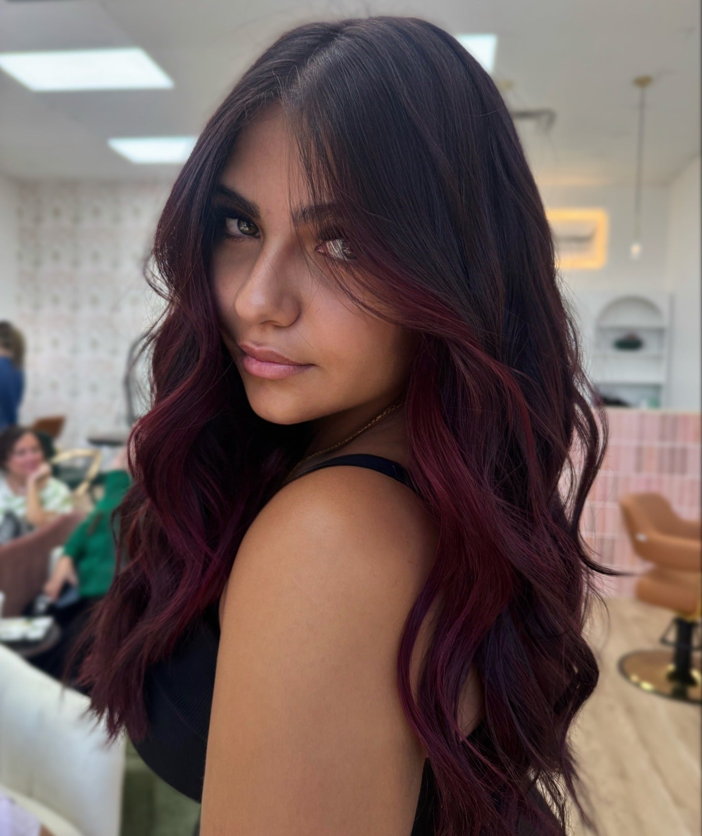 15 Burgundy Balayage Hair Color Ideas