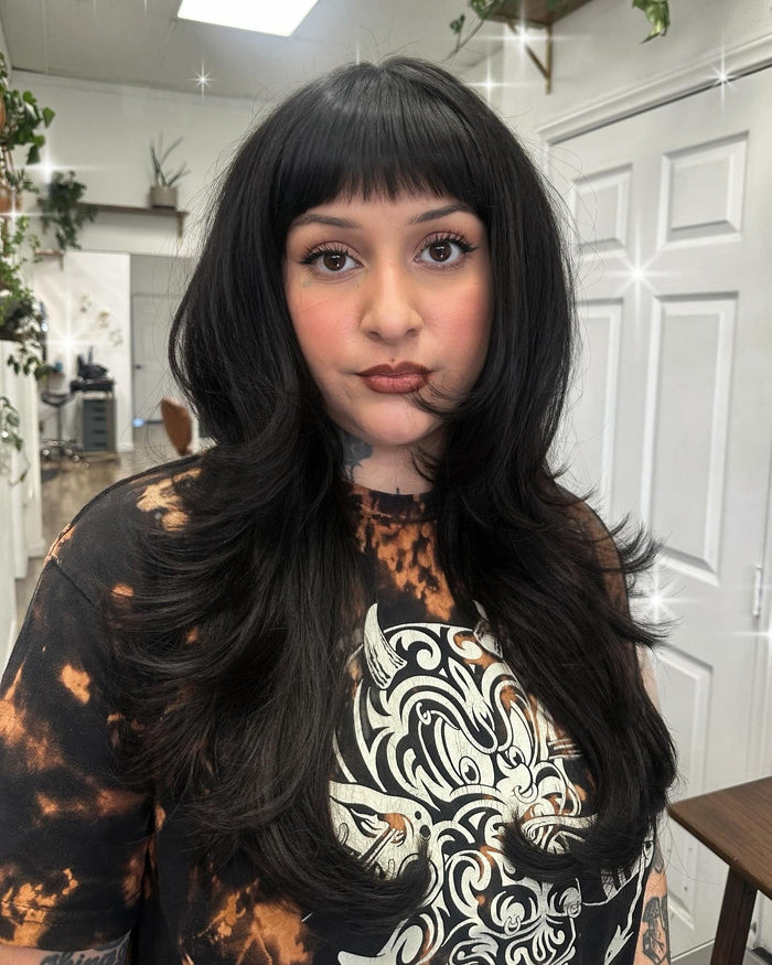 20 Long Shag Hairstyles with Bangs You Have to See