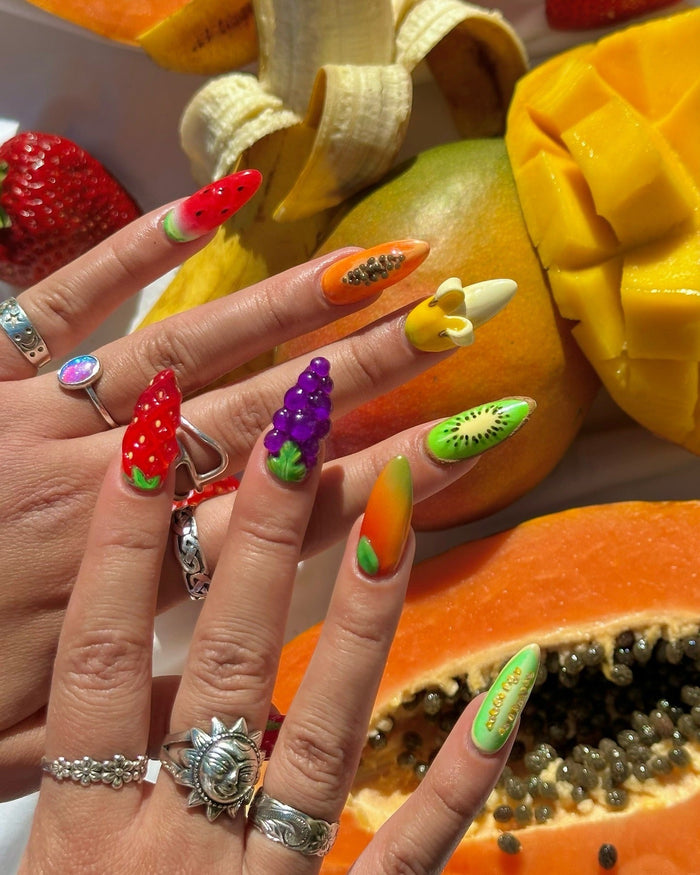 15 Bright Fruit Nail Ideas That Pop