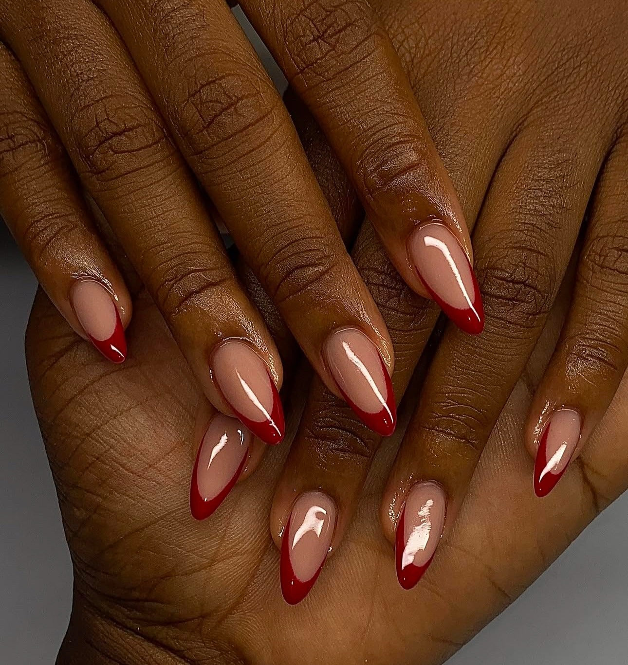 15 Red Tip Nail Ideas That Look So Luxe