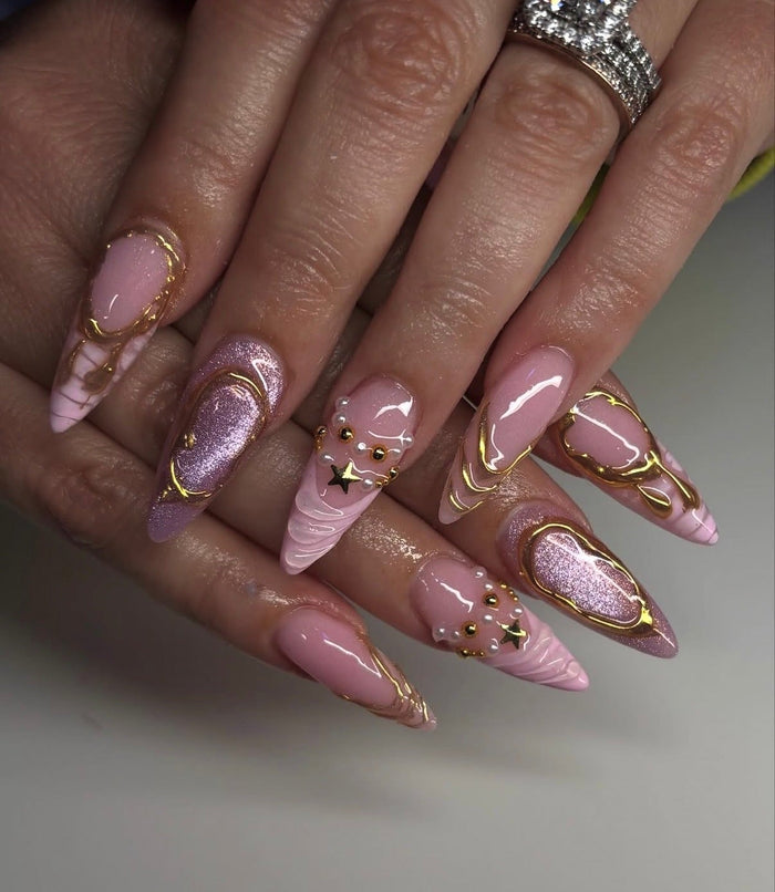15 Pink Glitter Nail Ideas You’ll Love