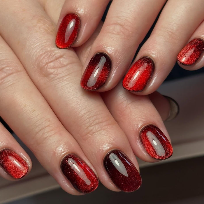 15 Stunning Red Glitter Nails You Need Now