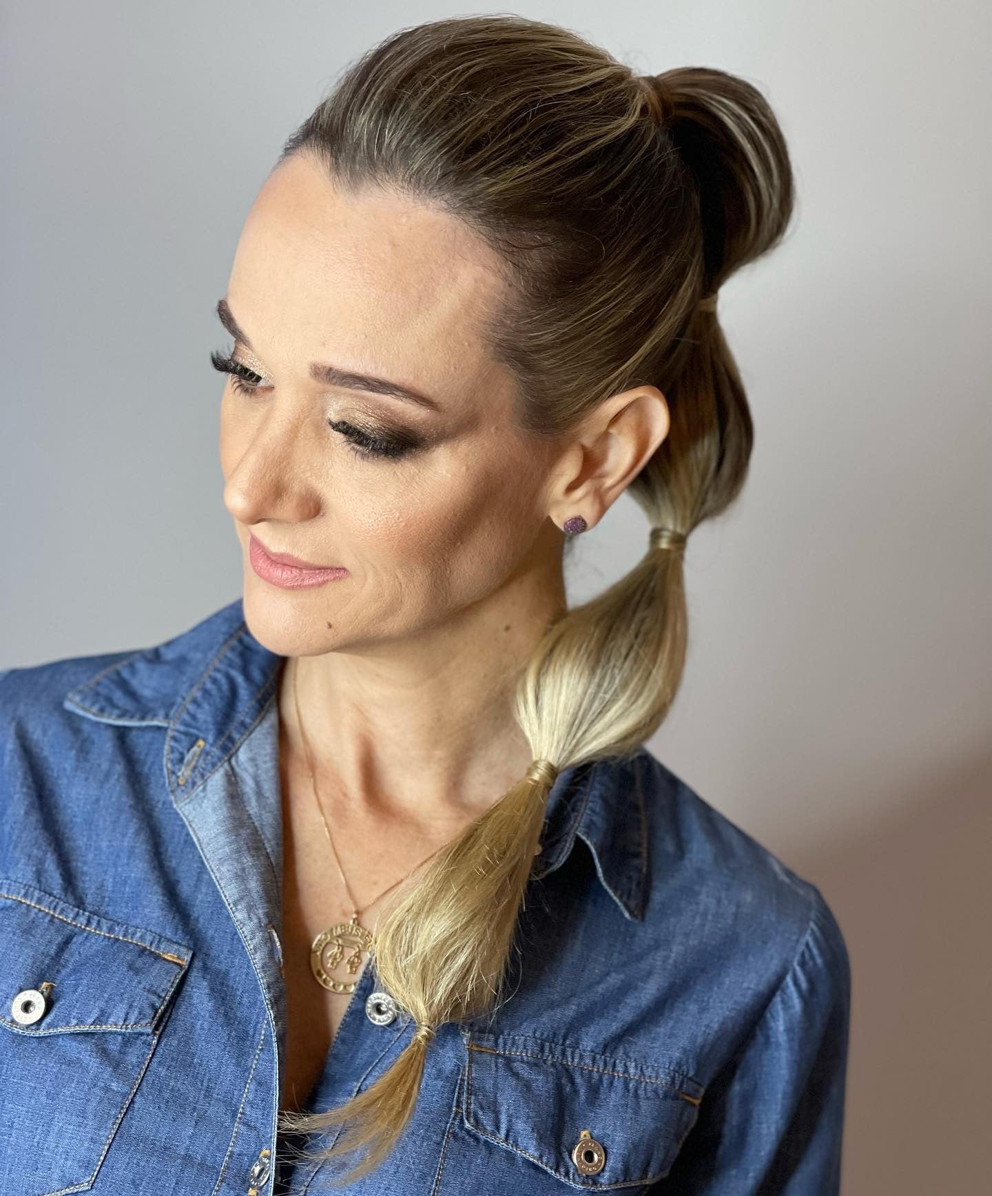 15 Chic Bubble Ponytail Hairstyles to Try