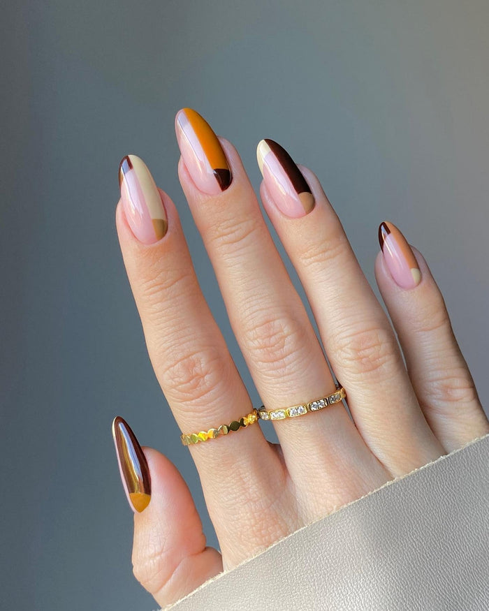 15 Half Nail Ideas For A Fresh Look