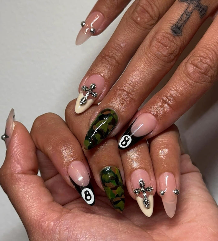 15 Camo Nail Ideas You'll Love