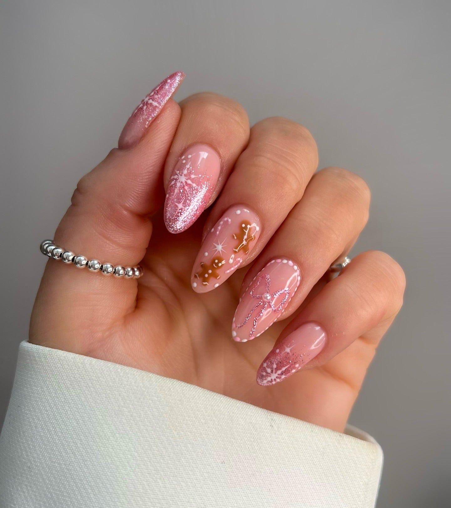 Shimmering Almond Nails for 2025