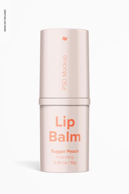 0.35 Oz Lip Balm Mockup Psd