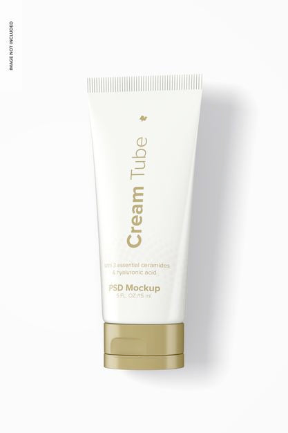 0.5 Oz Cream Tube Mockup Psd