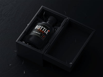Highly-Detailed Bottle Logo Mockup