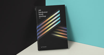Clean Book Mockup Psd Hardcover