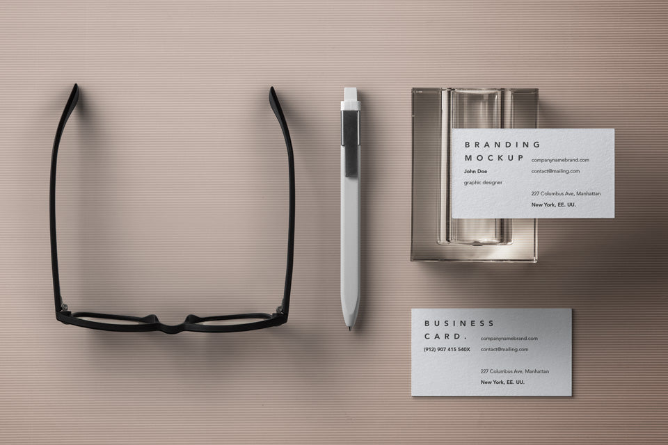 Psd Business Card Branding Mockup