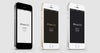 Set of iPhone 5S Vector Mockups