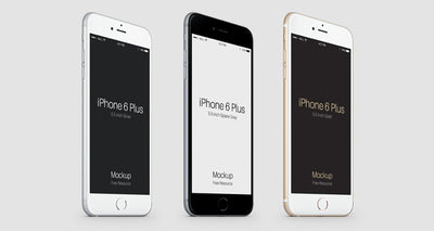iPhone 6 Plus Psd Vector Mockups Collection