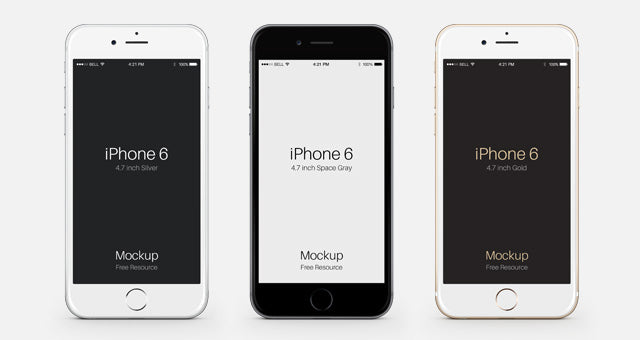 iPhone 6 Psd Vector Mockup