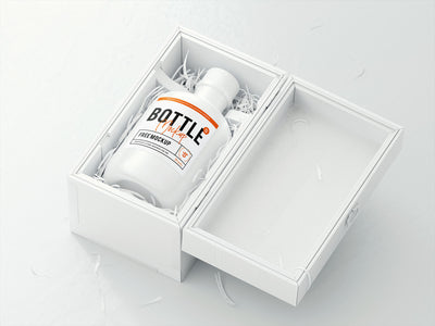 Highly-Detailed Bottle Logo Mockup