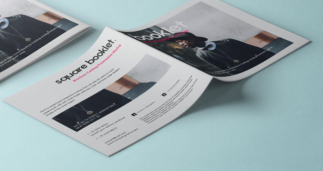 Square Psd Brochure Mockup
