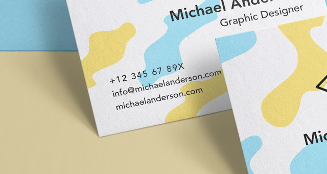 Clean and Professional set of Psd Business Card Mockups