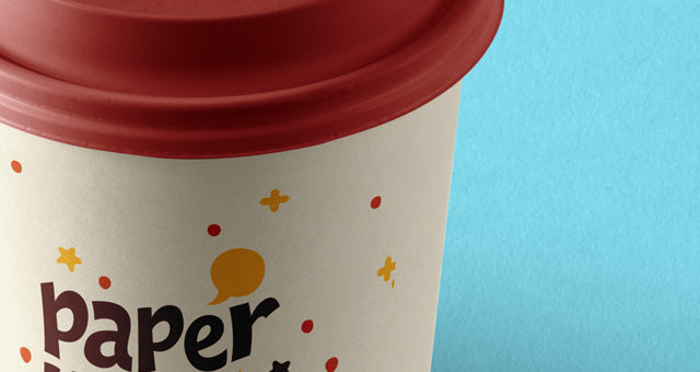 Takeaway Cardboard Coffee Mug or Cup Mockup Psd Template