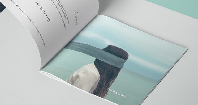 Square Psd Brochure Mockup
