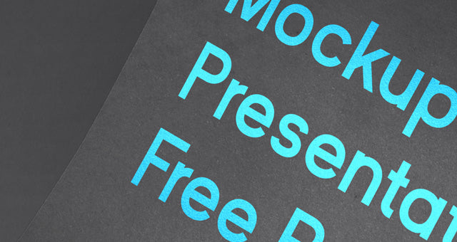 Black A4 and International Psd Paper Mockup