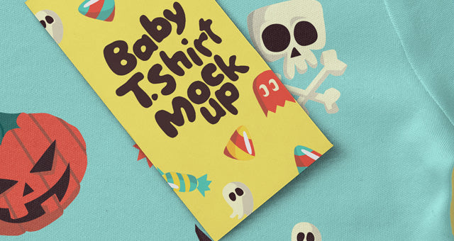 Baby T-shirt Psd Mockup Template