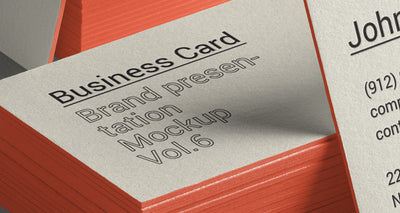 Psd Business Card Brand Mockup
