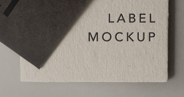Psd Label Brand Mockup