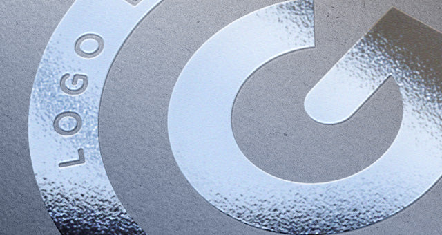 Silver Foil Logo Mockup