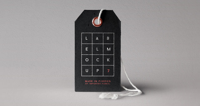 Authentic Psd Label Brand Mockup