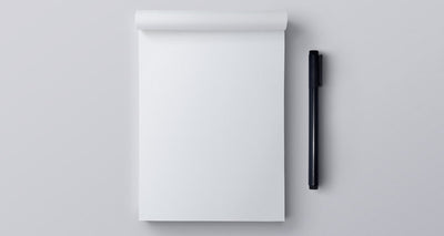 Empty Clean Notepad Mockup Psd
