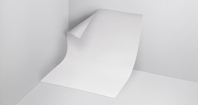 Curved Letter Paper Mockup Psd